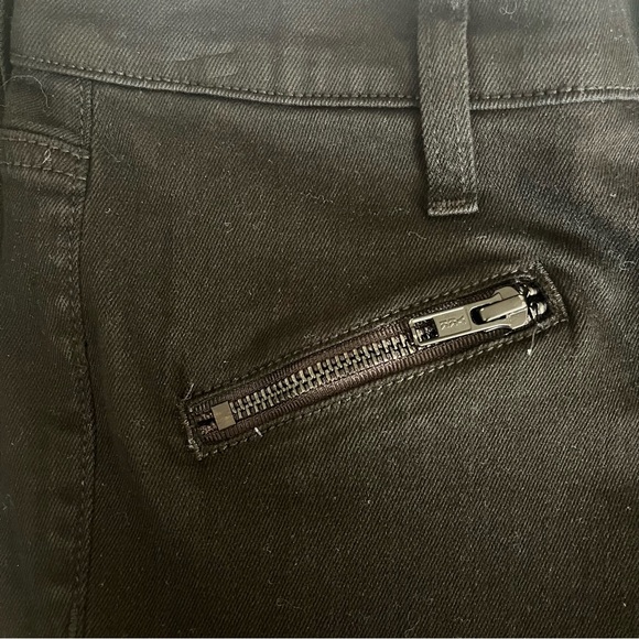 Current Elliott The Soho Stiletto Black Denim Skinny Jeans Zip Ankle 27 - Picture 6 of 11